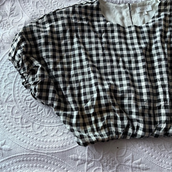 MABLE gingham‎ cropped top - Picture 1 of 4